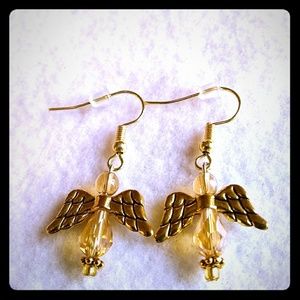 Angel earrings